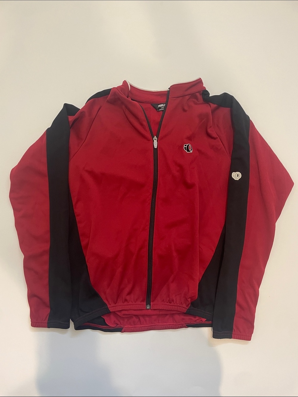 Pearl Izumi Red Cycling Jersey with Black Trim